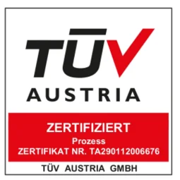 Logo TÜV Austria zertifiziert