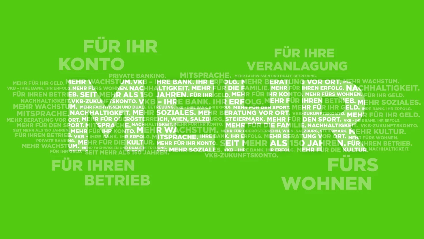 Wortwolke - viele Wörter ergeben im großen das Wort "MEHR"