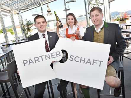 Manuel Prinz mit Lisa Sigl und Michael Nell Manuel Prinz mit Lisa Sigl und Michael Nell