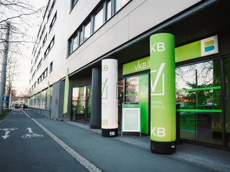 Zentral gelegen: die Grazer Beratungsfiliale der VKB in der Conrad-Hötzendorf-Straße 94.