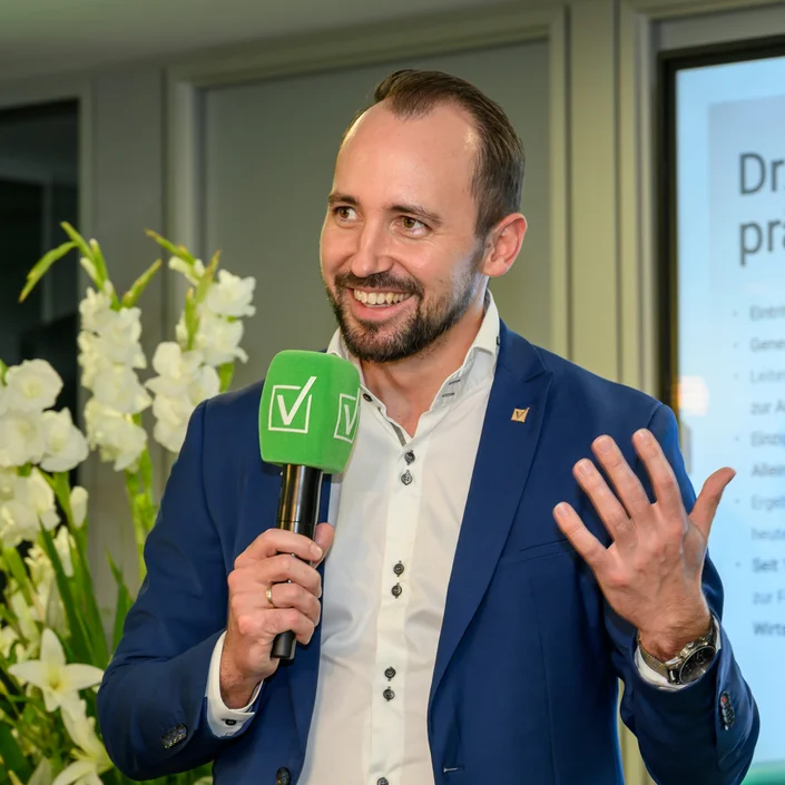 Markus Auer bei seiner Eröffnungsrede