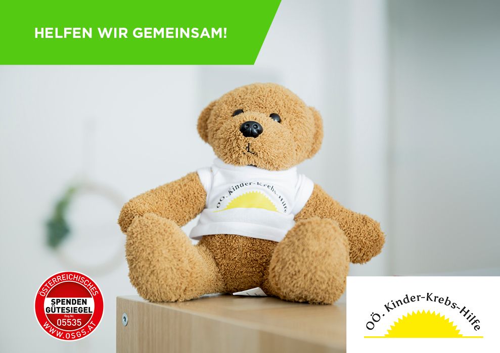 HELFEN WIR GEMEINSAM. MIT DER OÖ KINDER-KREBS-HILFE.