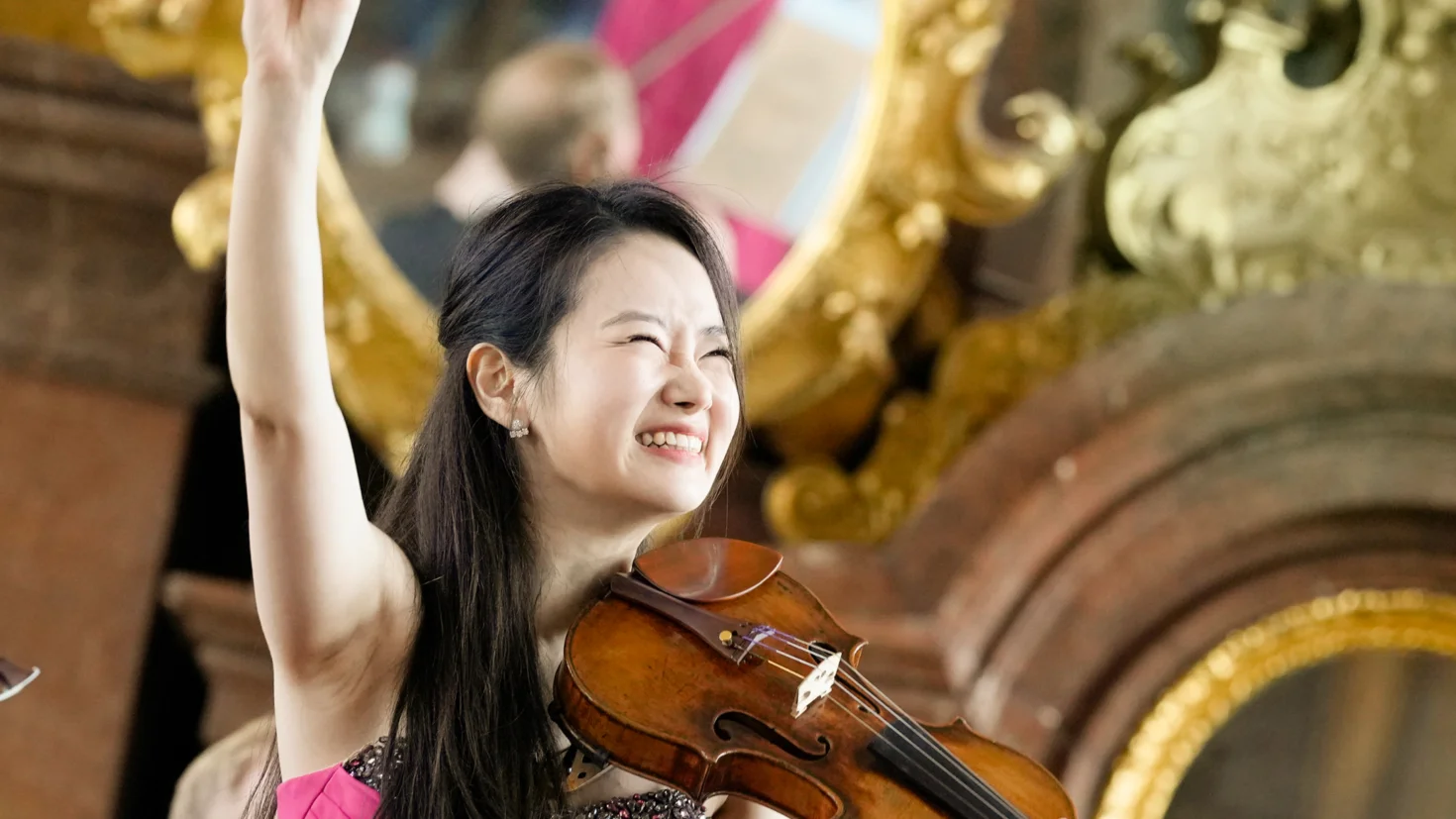 Eine Musikerin der Stiftskonzerte