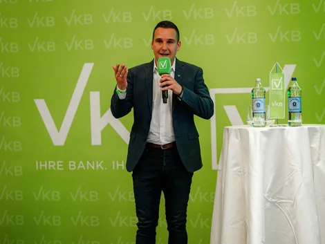 Thomas Maier begrüßte die Gäste als Vertreter des steirischen Landeshauptmanns