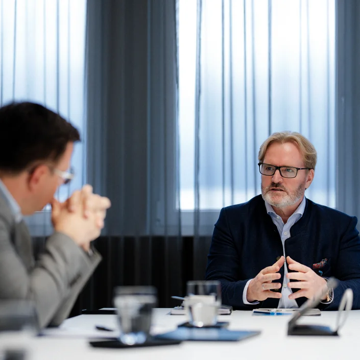 Thomas Bründl im Gespräch