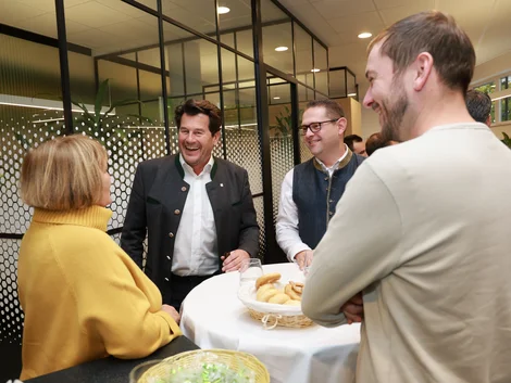 Bild des Weltspartagsempfangs in Salzburg