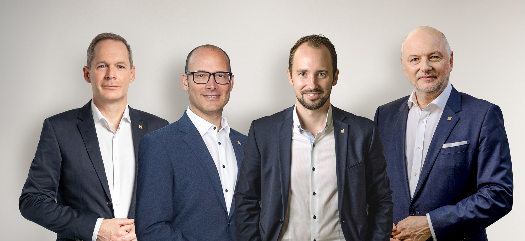 Die vier Vorstände der VKB